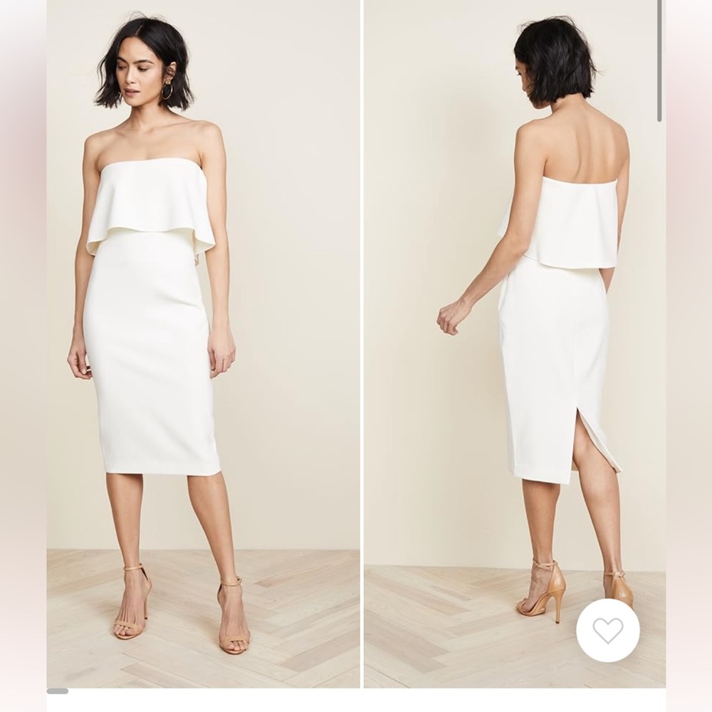 BLACK Strapless Dress by Likely